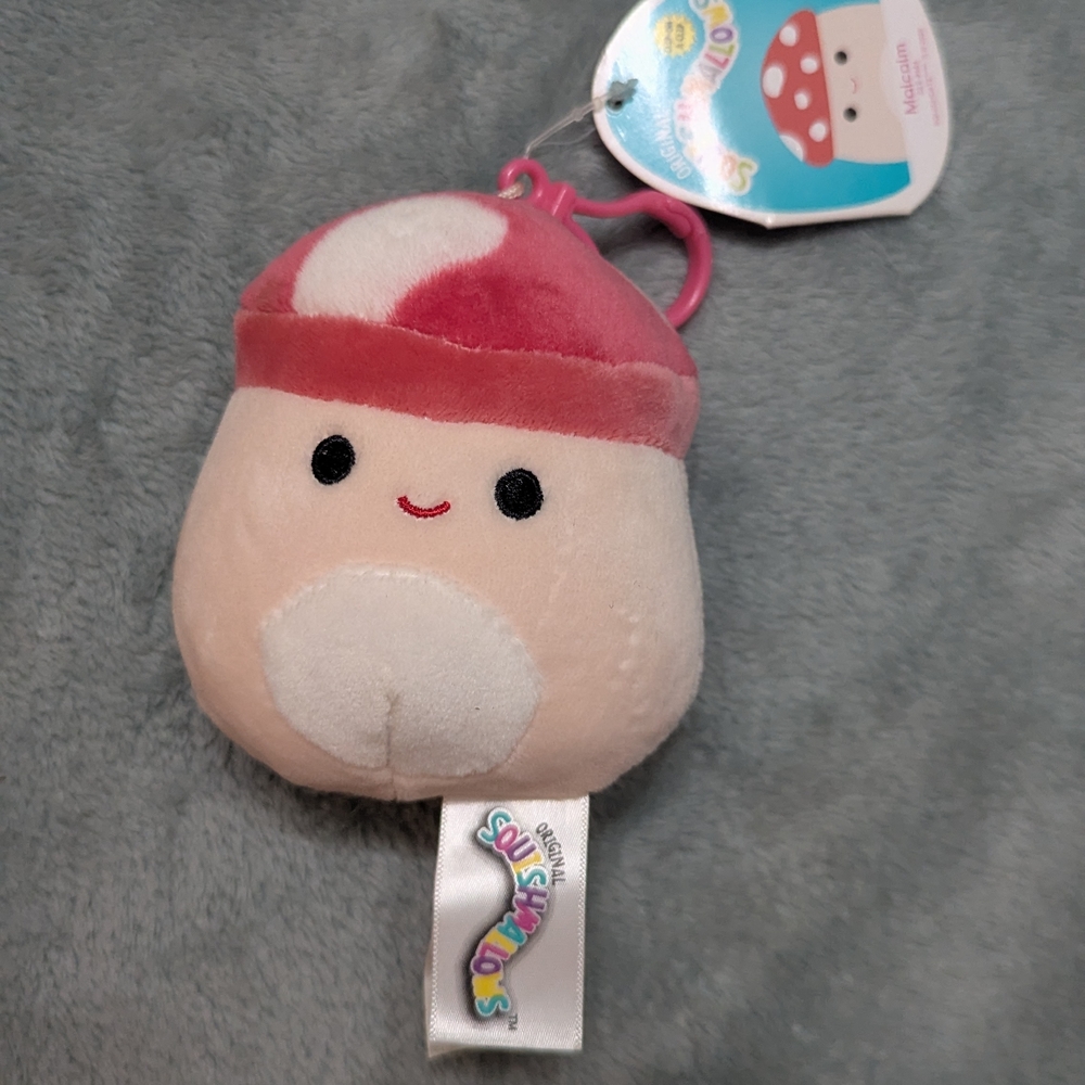 Malcolm Clip Squishmallows Mushroom